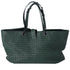 BOTTEGA VENETA Capri Tote Bag Dark Green Leather